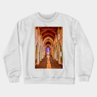 Bryn Athyn Cathedral. Interior. Crewneck Sweatshirt